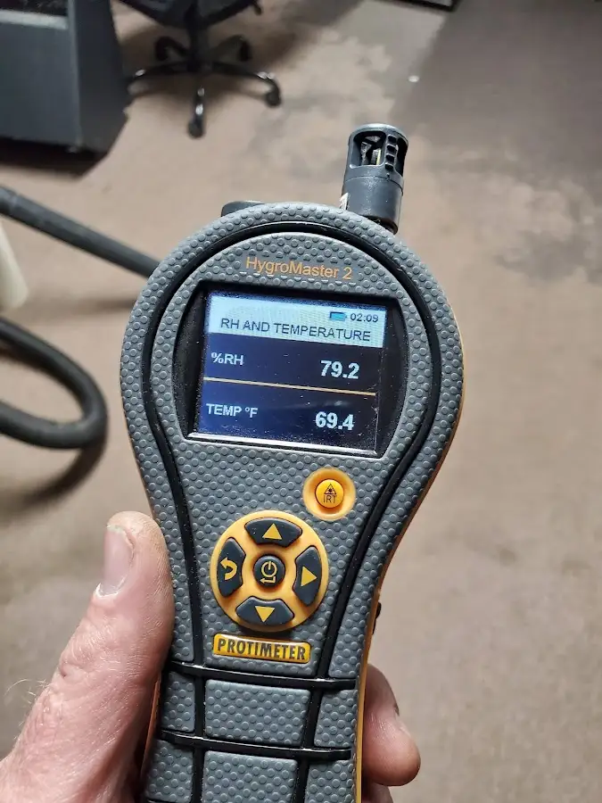 Moisture meter humidity assessment for Fire & Smoke Damage Restoration in Loudon
