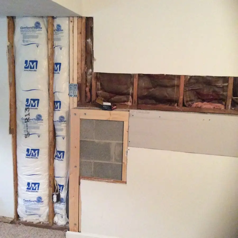 Wall insulation replacement during Odor Removal & Deodorization in Loudon